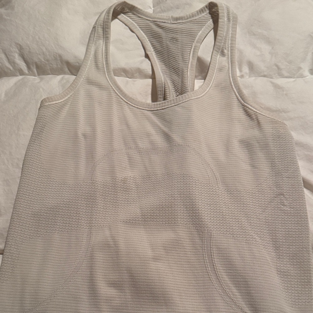 Cream and purple tank top lululemon Racerback Tank Top